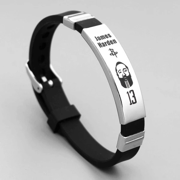 NBA Accessories Nba James Harden Silicone Wristband Bracelet 2pcs Poshmark